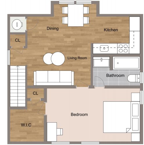 Double Garage Apartment Plan