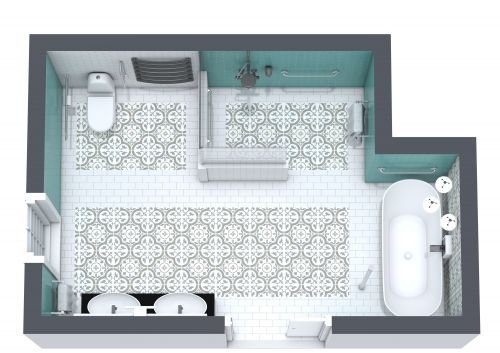 Senior Bathroom Floor Plan