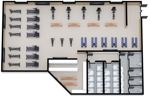 Fitness Center Layout