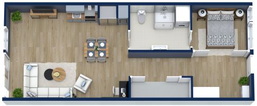 Shipping Container Floor Plan