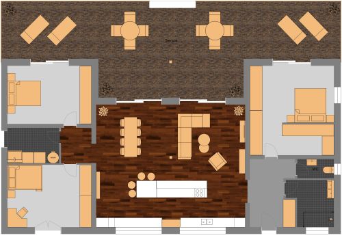 Container House Floor Plan