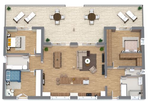 Container House Floor Plan