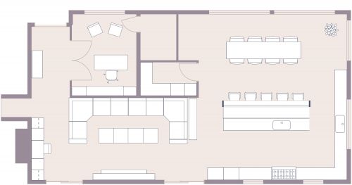 L-Shaped Kitchen Layout