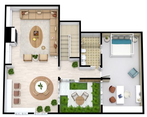 Floor Plan Basement In-Law Suite