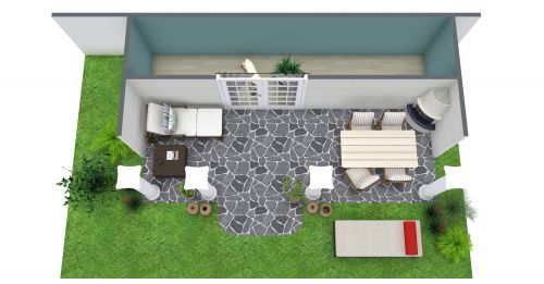 Backyard Stone Patio Design Ideas