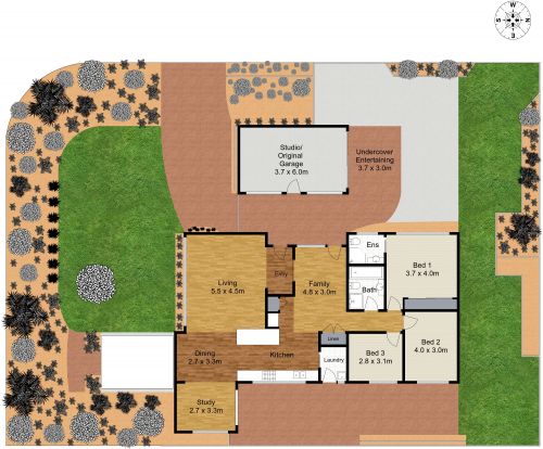 Large Site Plan Example