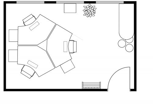 Office Floor Plan 18x12