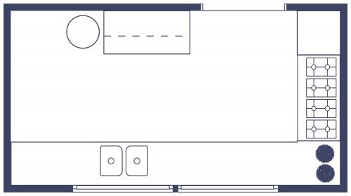 Galley Kitchen Layout