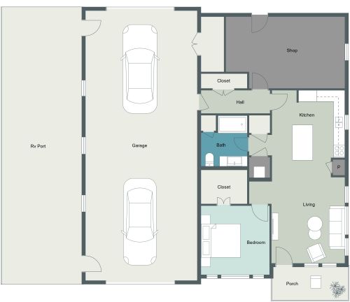 Garage Apartment Floor Plan