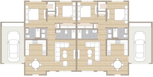 Duplex House Plan