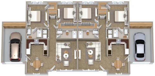 Duplex House Plan