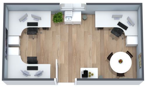 Office Floor Plan 20x11