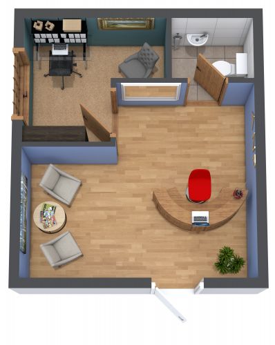 Office Floor Plan 15x17