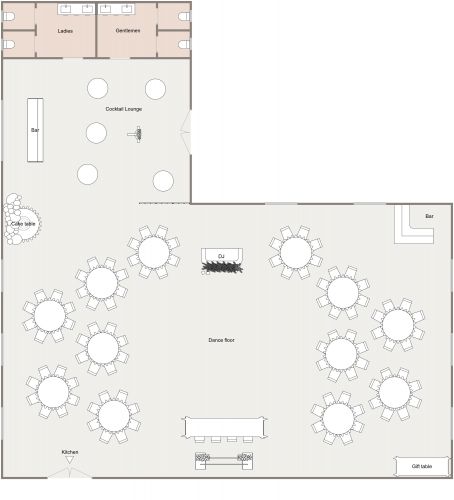 Floor Plan Wedding Reception Layout