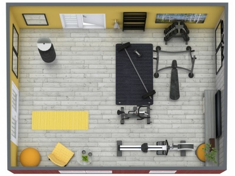 Home Gym Floor Plan