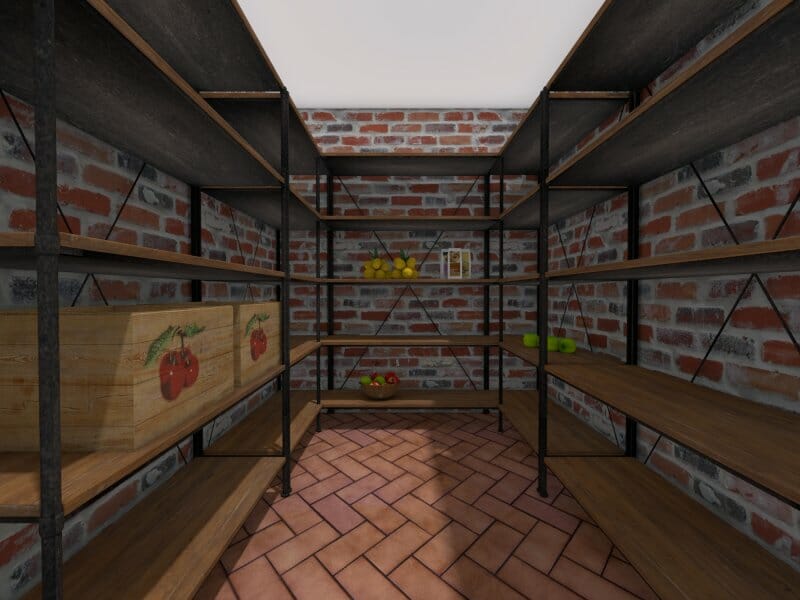 Rooms in a house: Cellar