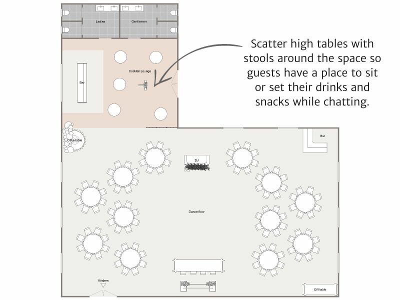 how to make floor plan for wedding