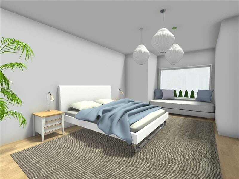 3D photo of bedroom