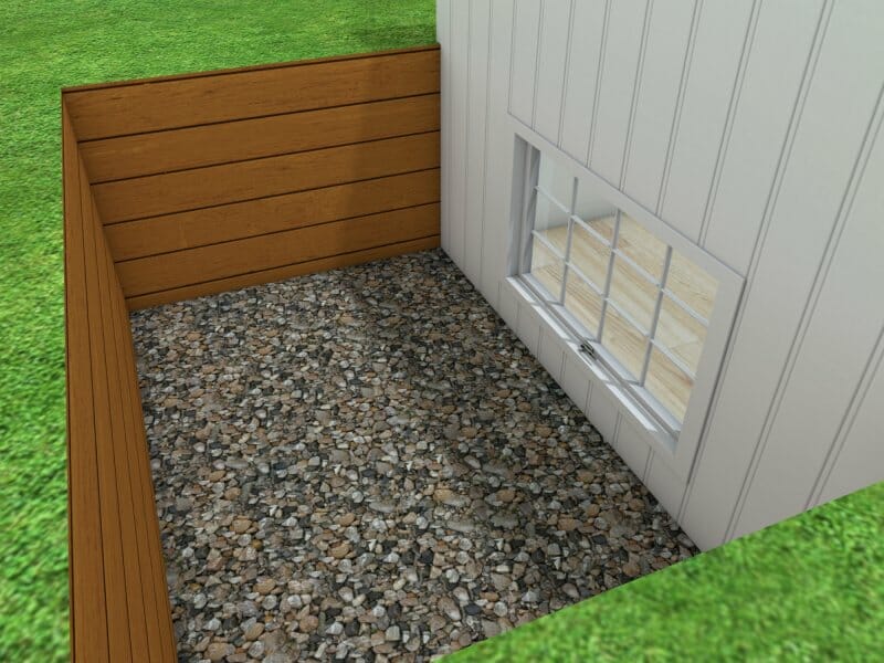 Egress window for basement bedroom