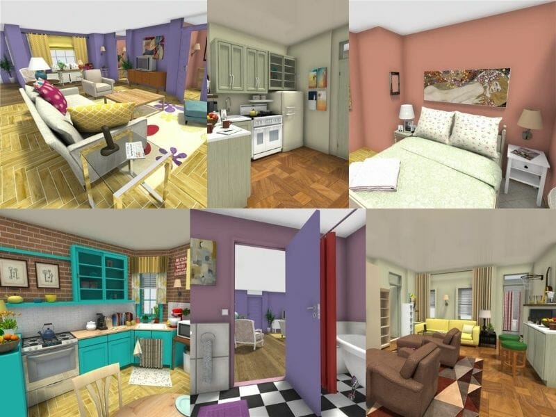 Friends tv show 3d photos