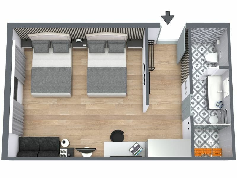 Hotel template plan