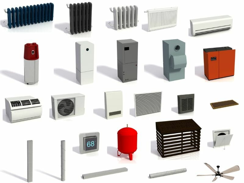 HVAC 3D Items