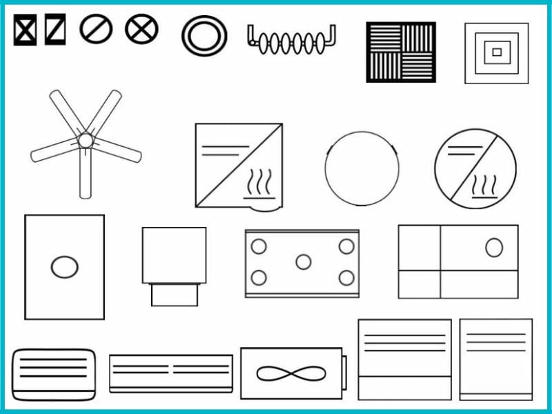 HVAC symbols