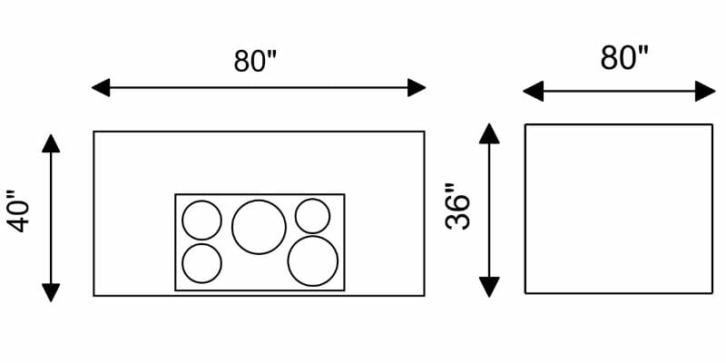 Kitchen island dimensions