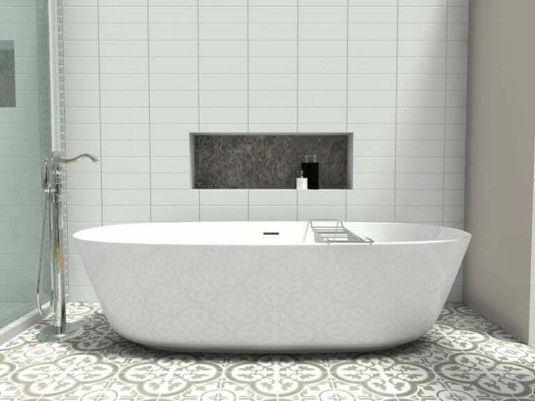 Latest Technology Minimalist Hardware 3D Photo Bathtub