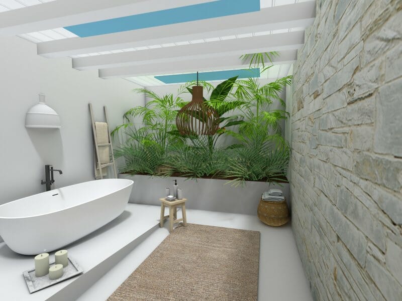 Beautiful Mediterranean bathroom