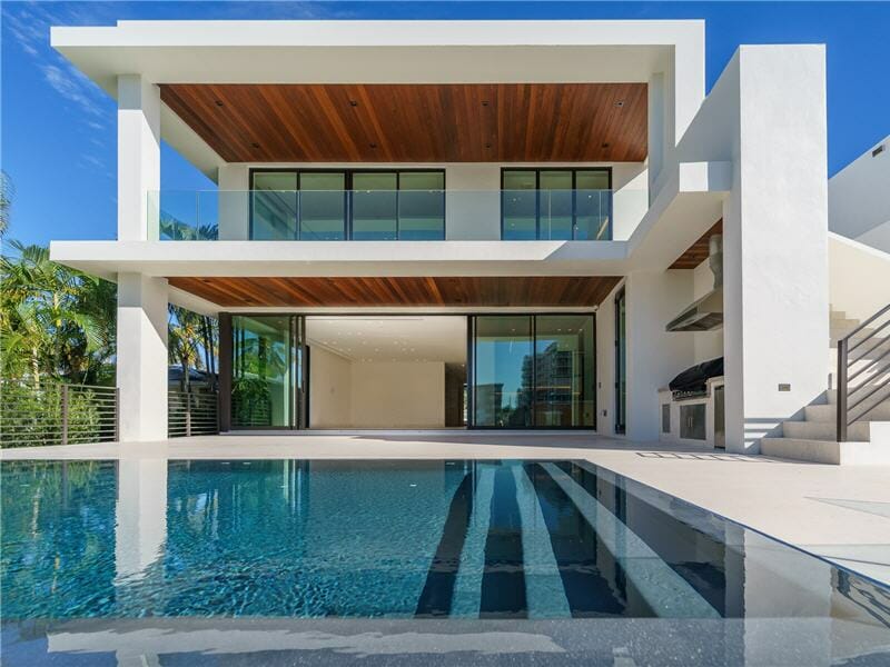 Modern house with pool