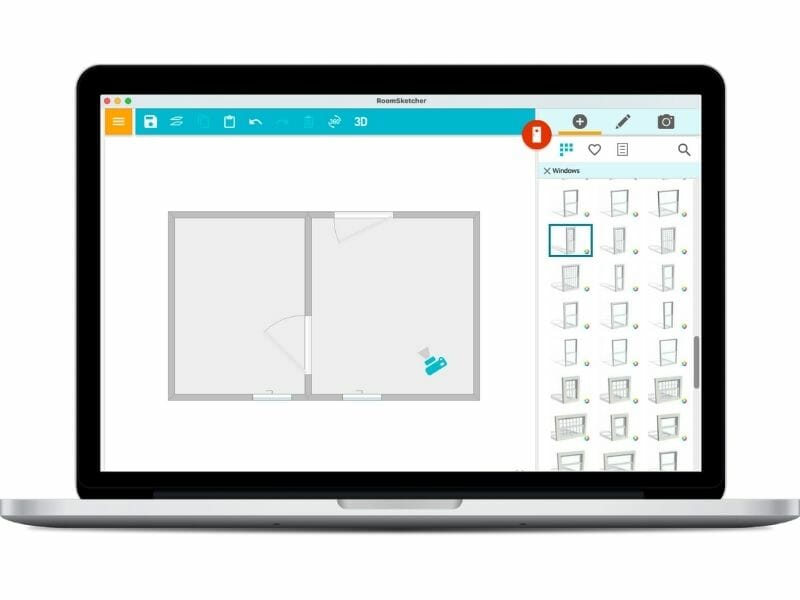 RoomSketcher App in Computer Mac