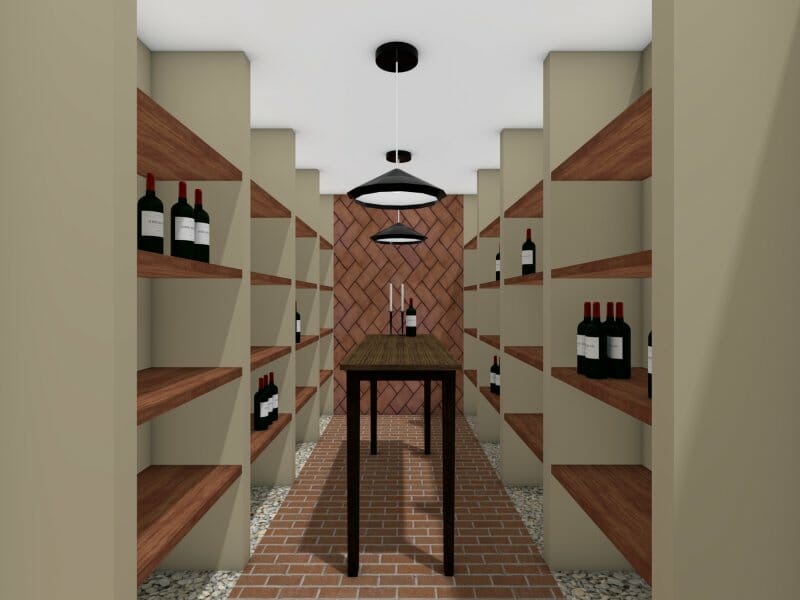 Rooms in a house: Wine cellar