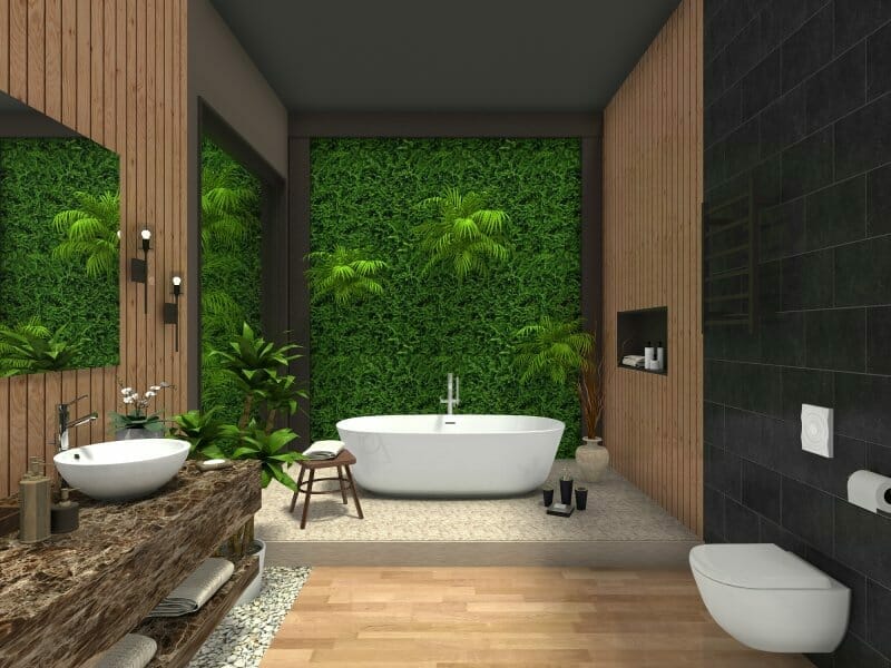 Zen bathroom